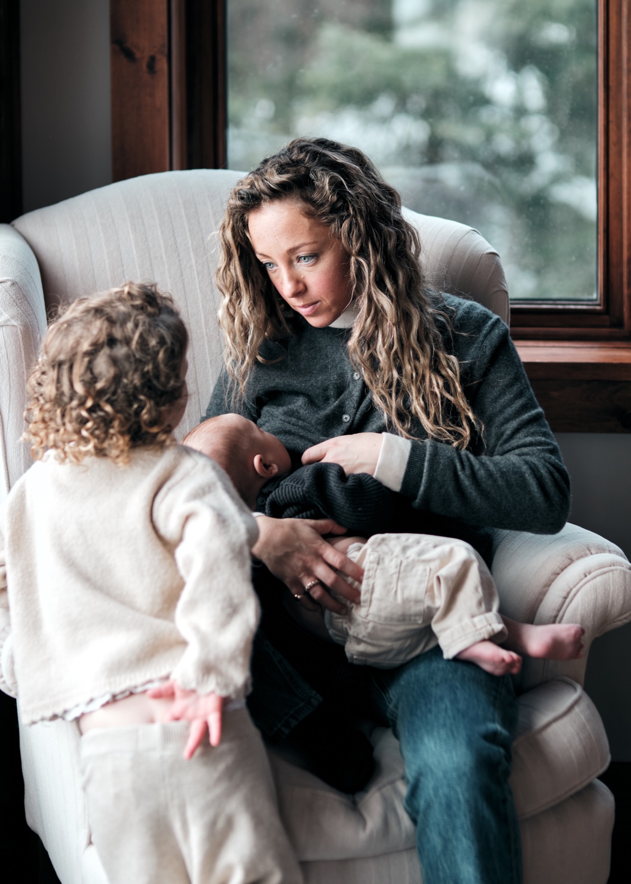 Cali with her children